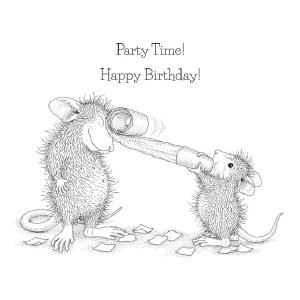 Spellbinders - House-Mouse Designs Everyday Collection - Cling Stamps - Party Time! Tumblr Cheap Online