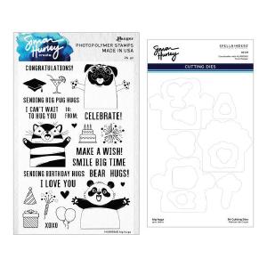 Ranger Ink - Simon Hurley - Clear Stamps & Dies - Big Hugs Clearance Supply
