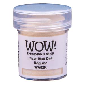 WOW! - Embossing Powder - Regular - Clear Matte Dull Pick A Best Sale Online