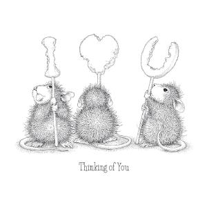 Spellbinders - House-Mouse Winter Collection - Cling Stamp - We Heart You Outlet For Nice