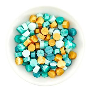Spellbinders - Sealed by Spellbinders Collection - Must-Have Wax Bead Mix - Teal Outlet Find Great