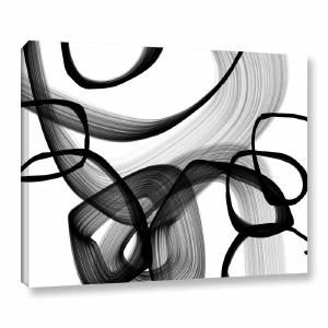 Abstract Poetry In Black And White 91 by Irena Orlov - Wrapped Canvas Print, 36" H x 48" W x 2" D Sale Hot Sale