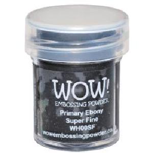 WOW! - Embossing Powder - Super Fine - Primary Ebony Low Cost