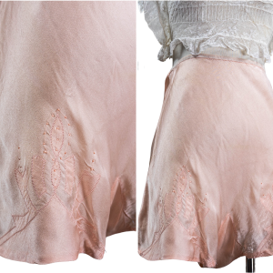 30s/40s Darling Pastel Pink Silk Tap Paints Art Deco Clearance Marketable