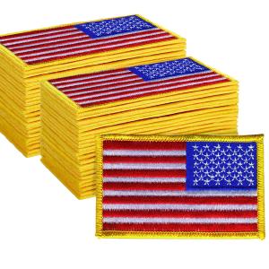 Reverse US Flag Patch Emblem - 50 Pack Pay With Paypal Cheap Online