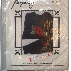 Imaginating Bright Red Poppies Cross Stitch Kit for Clothing Tote Bag Project Real For Sale