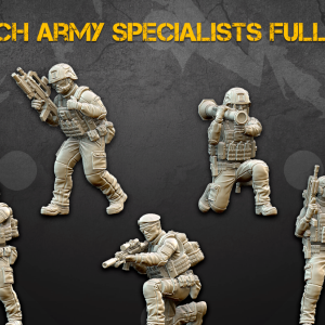 28mm Modern French Army Specialists Full Set Buy Cheap Extremely