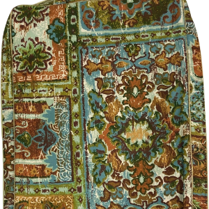 Vintage Needlecraft Project Tote 60s Needlepoint Knitting Quilting Project Case with Zip Closure by Trio3 Fashionable Cheap Pice