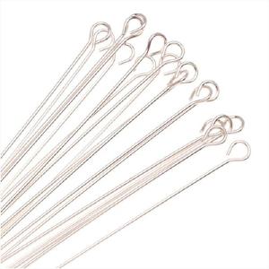 Open Eye Pins, 2 Inches Long and 24 Gauge Thick, Sterling Silver (10 Pieces) Sale Outlet Locations