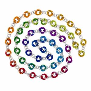 Ombre Color Wheel Necklace/Lanyard Chain Maille Kit by Weave Got Maille - Limited Edition Big Sale