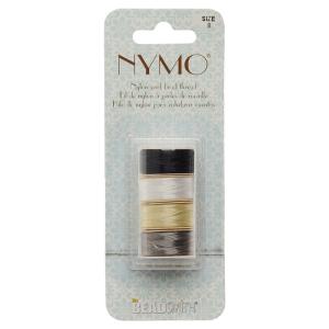 Nymo Nylon Bead Thread Variety Pack, Size B / 0.203mm / .008", Four 64-Yard Spools, Light Earth Tones Cheap Sale Shop