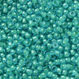 Toho Seed Beads, Round 11/0 #954 'Aqua/Light Jonquil Lined' (8 Grams) Tumblr Cheap Pice