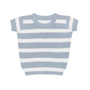 LOOMS WAVE COLLECTION STRIPE KNIT TOP Discount Best Place