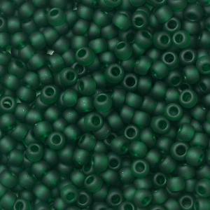 Toho Seed Beads, Round 11/0 #939F 'Transparent Frosted Green Emerald' (8 Grams) Sale Low Cost