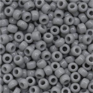 Toho Round Seed Beads 8/0 53 'Opaque Gray' 8 Gram Tube Outlet New Styles