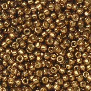 Toho Seed Beads, Round 11/0 #PF594 'Permafinish Galvanized Medal Bronze' (8 Grams) Free Shipping 2025