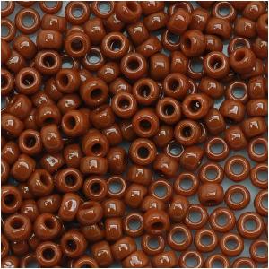Toho Round Seed Beads 8/0 46L 'Opaque Terra Cotta' 8 Gram Tube Buy Cheap Excellent