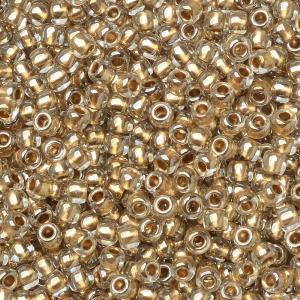 Toho Seed Beads, Round 11/0 #989 'Gold Lined Crystal' (8 Grams) Online Online High Quality