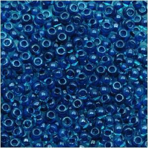 Toho Round Seed Beads 8/0 #932 'Aqua/Capri Lined' 8g Wholesale Pice
