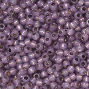 Toho Seed Beads, Round 11/0 #PF2108 'PermaFinish Silver Lined Milky Amethyst' (8 Grams) Store Sale