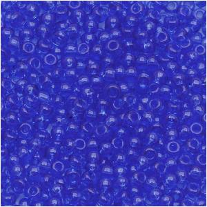 Toho Round Seed Beads 8/0 #942 Transparent Sapphire 8g Discount Explore