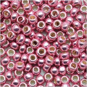 Toho Round Seed Beads 8/0 #PF553 - Permanent Finish Galvanized Pink Lilac (8g) Outlet Huge Surprise
