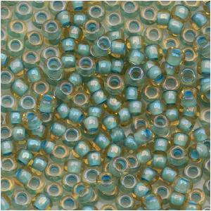 Toho Round Seed Beads 8/0 #952 'Rainbow Light Topaz/Sea Foam Lined' 8g Buy Cheap Excellent