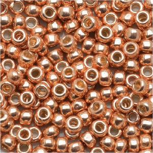 Toho Round Seed Beads 8/0 #PF551 - Permanent Finish Galvanized Rose Gold (8g) Good Selling Cheap Pice