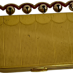 40s/50s Vintage 40s Coty Jingle Bell Dual Goldtone Compact By Coty Buy Cheap Wholesale Pice