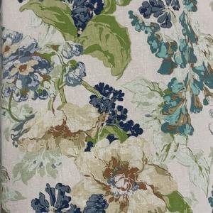 4 yards Fabric Print, Linen Blend Fashionable