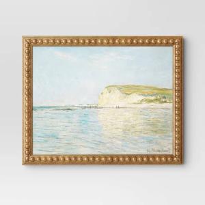 Silent Still Framed Wall Cotton Canvas Board - Polystyrene Gold Frame, Horizontal Landscape Footlocker Finishline Online