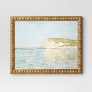 Silent Still Framed Wall Cotton Canvas Board: Polystyrene Gold Frame, Horizontal Landscape Visit New Cheap Pice