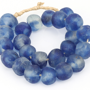 Blue Sea Glass Beads Sale Discount