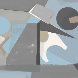 Abstract Shapes on Acrylic Clearance For Cheap