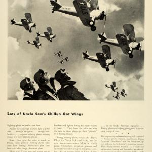 1943 Ad Boeing Flying Fortress Fighter Bomber Aircraft Plane WWII War FZ5 Outlet With Paypal Order