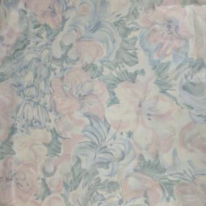 90s Garden Fantasy Coated Cotton Fabric Pastel Floral By Waverly New Online