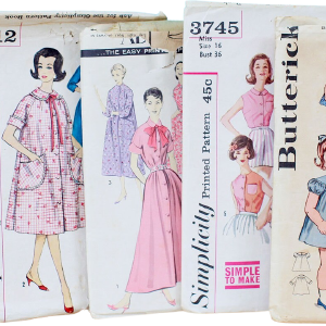 Lot of 5 Vintage Patterns Quality Original