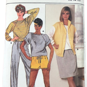 Vintage 80s Running Suit Skirt Sewing Pattern Butterick by Butterick Cheap 100% Authentic