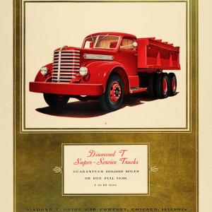 1940 Ad Diamond T Motor Cars Super-Service Trucks Red - ORIGINAL ADVERTISING F4A Sale Amazing Pice