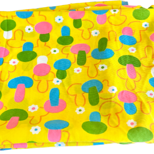 60s/70s Retro Mushroom Multicolored Fabric Outlet Store Locations