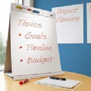 3M White, Dry Erase, 20 x 23 Inch, Self Stick Easel Pad Limited Edition