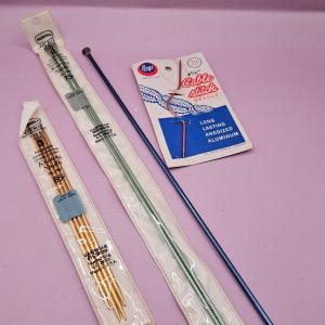 Vintage Knitting Needle Bundle  Aluminum & Cable Stitch Needles Online Sale