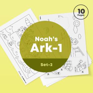 [005] Noah builds the Ark1 - Drawing Coloring Pages Printable Discount Popular