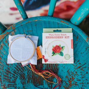 Mini Cross Stitch Embroidery Kit  Rose Discounts Cheap Pice