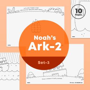 [005] Noah builds the Ark2 - Creative Drawing Pages Printable Great Deals Sale Online