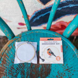 Mini Cross Stitch Embroidery Kit - Bird Clearance Purchase