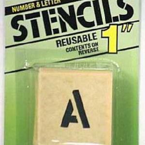 Hy-Ko ST-1 Number & Letter Stencils, 1" Cheap Pice Outlet Sale