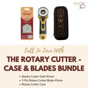 Rotary Cutter - Case & Blades Bundle - 45mm Latest