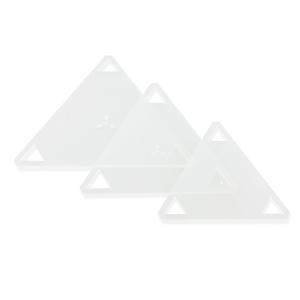 Triangle Patchwork Template Sets - Two Set Choices Available Sale Top Quality