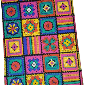 Vintage Granny Square Printed Fabric - 66" X 86" by Tandem Textiles Inc. Sale Choice